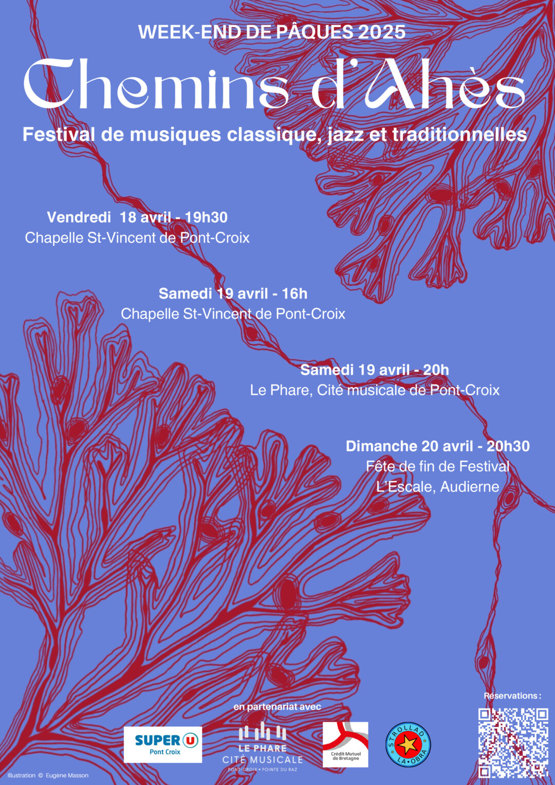 Affiche Festival Chemins d'Ahès